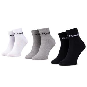 Ponožky Reebok FL5228 r.43-45 Elastan,Polyamid,Polyester,Bavlna